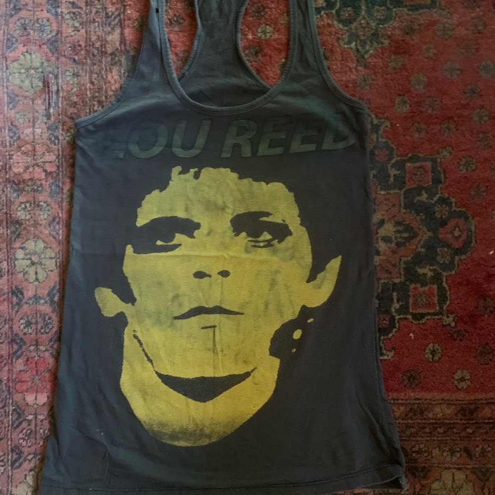 Vintage Lou Reed Graphic Tank Top